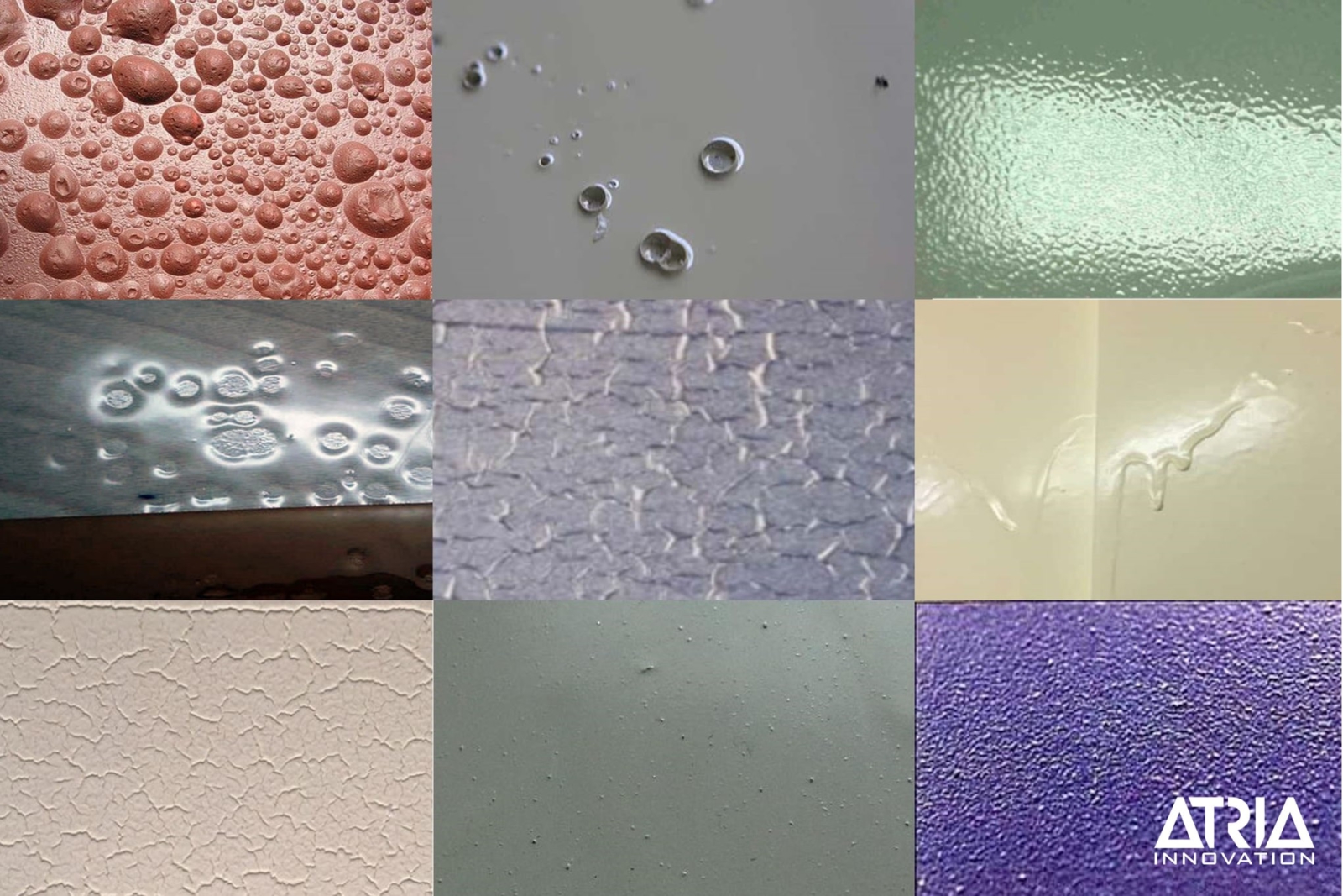 Guía de fallos en recubrimientos y pinturas - ATRIA Innovation