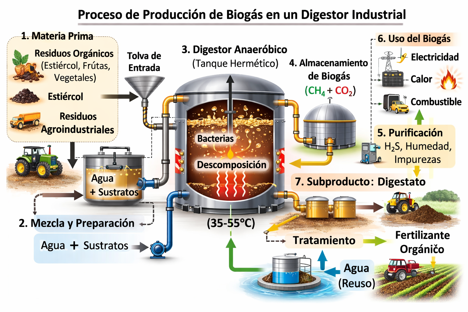 Análisis de biogás