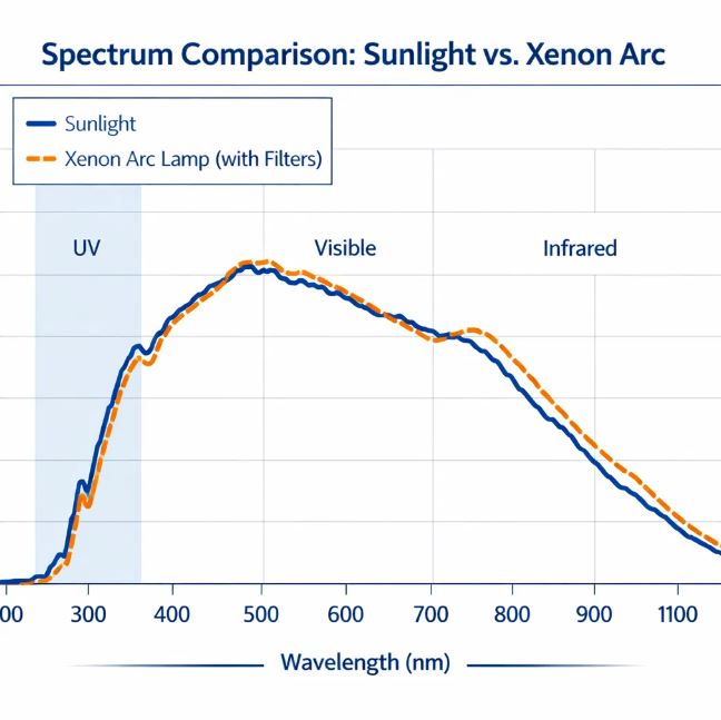 ensayo cámara de xenon
