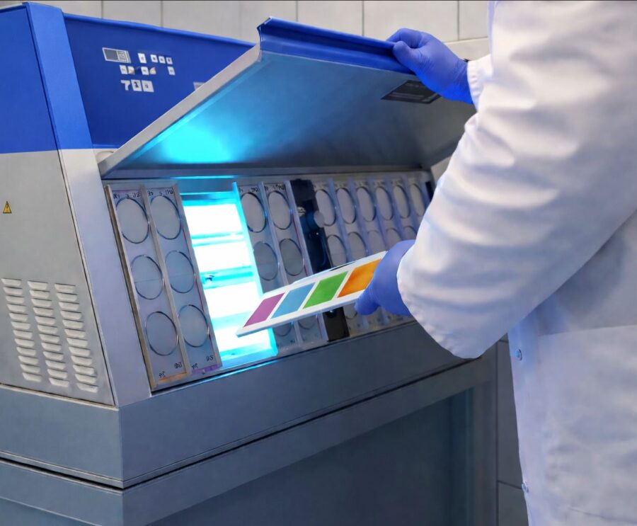 ensayo cámara de xenon