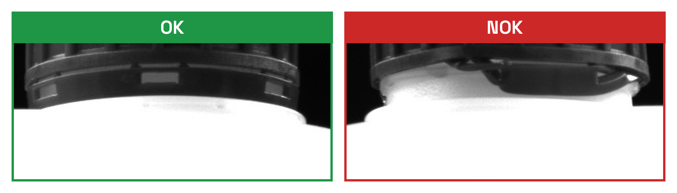 inspección de tapones